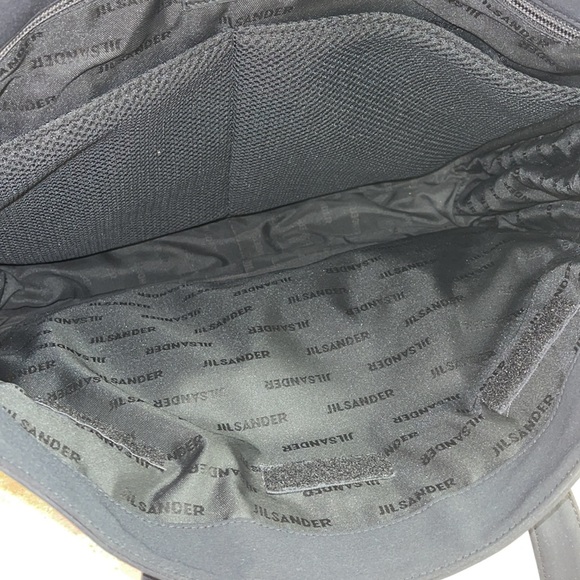 Jil Sander black laptop book expandable tote bag - Picture 10 of 15